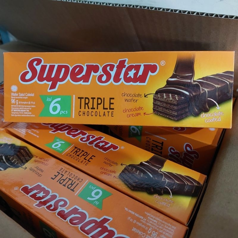 

Wafer Superstar 1 Kotak (96gr) Isi 6pcs