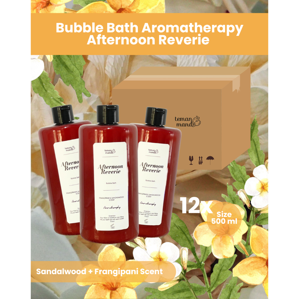 Dozen Set Bubble Bath Afternoon Reverie 500 ml Teman Mandi | Sabun Mandi Busa Berendam Main Aroma Sa