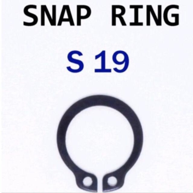 Snap Ring Gir Gear Depan Yamaha Snapring S19