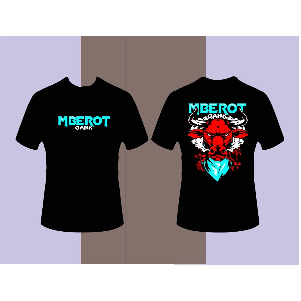 kaos pria kaos t-shirt BANTENGAN MBEROT  murah terbaik terlaris bagus kaos lulu-lucuan kaos kata-kat