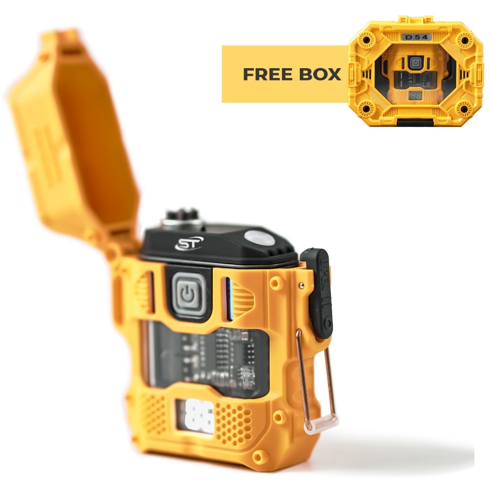 Suksestech Korek Api Elektrik Senter Led 3 Mode Portable Lamp Lampu Key chain Free BOX D54 ART V3J3