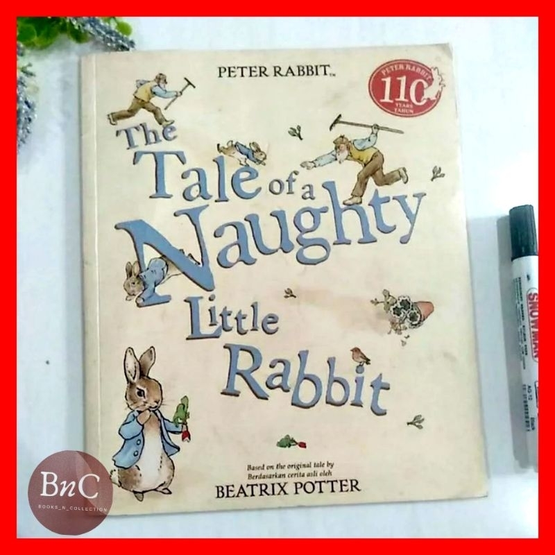 Buku cerita the tale of naughty rabbit by beatrix potter