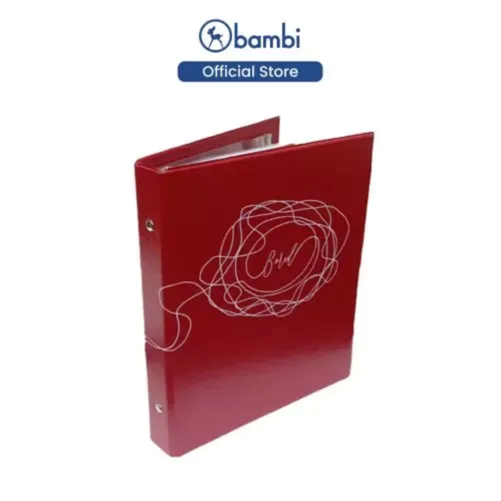 

Gramedia - Bambi Pvc Binder Note 2520L-69 Maroon