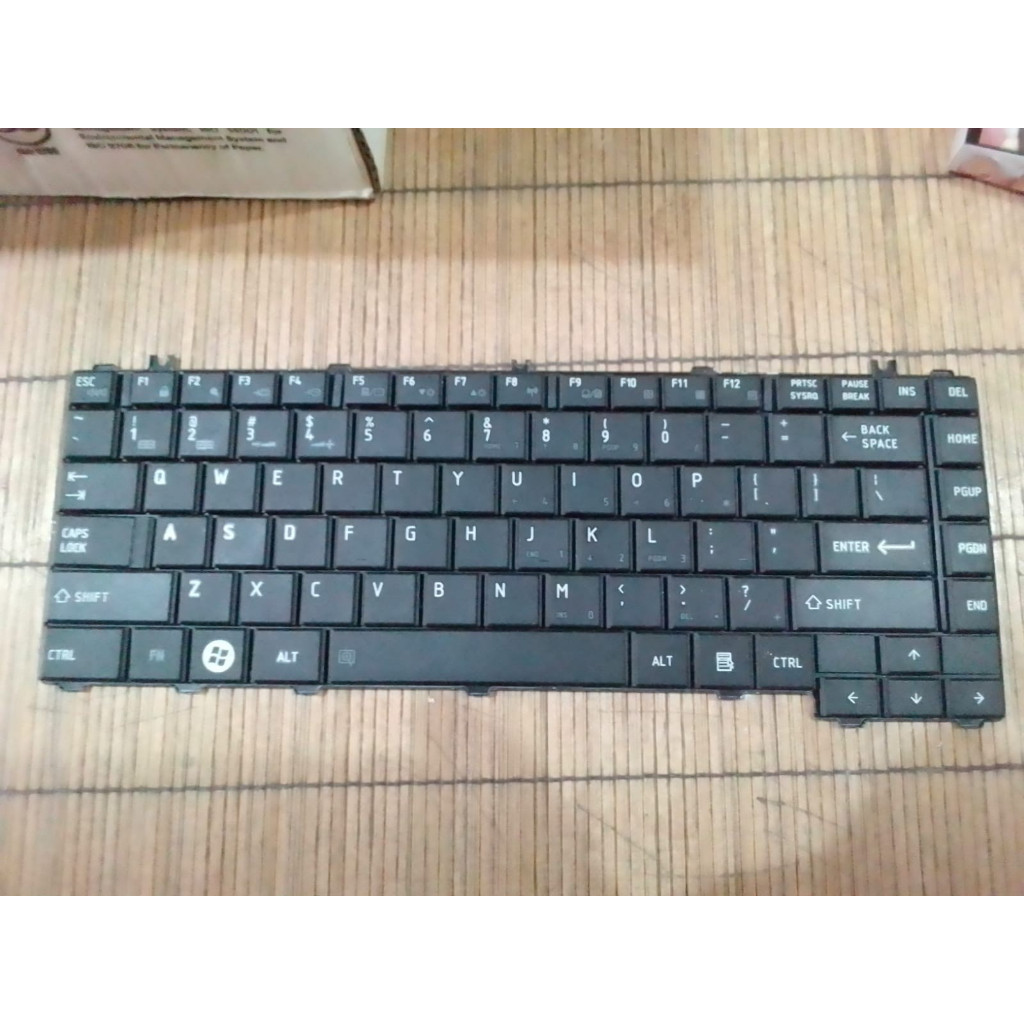 Keyboard Toshiba Satellite C600 C640 L600 L630 L635 L640 L640d L645 Ori Second