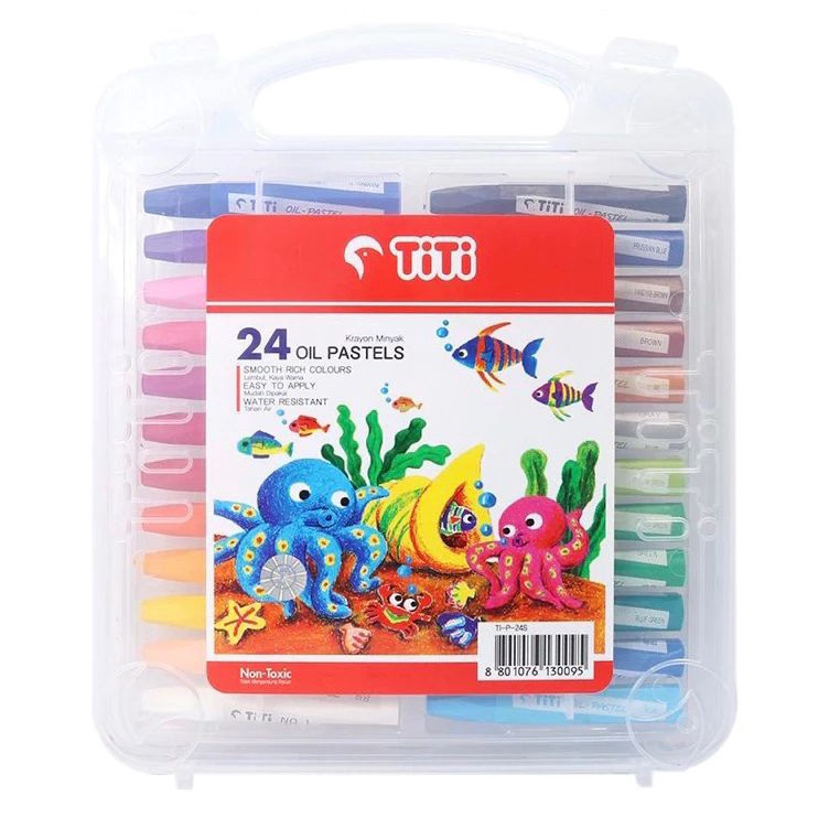 

ART Y5X4 CrayonOil pastel TiTi 24 warna 1set