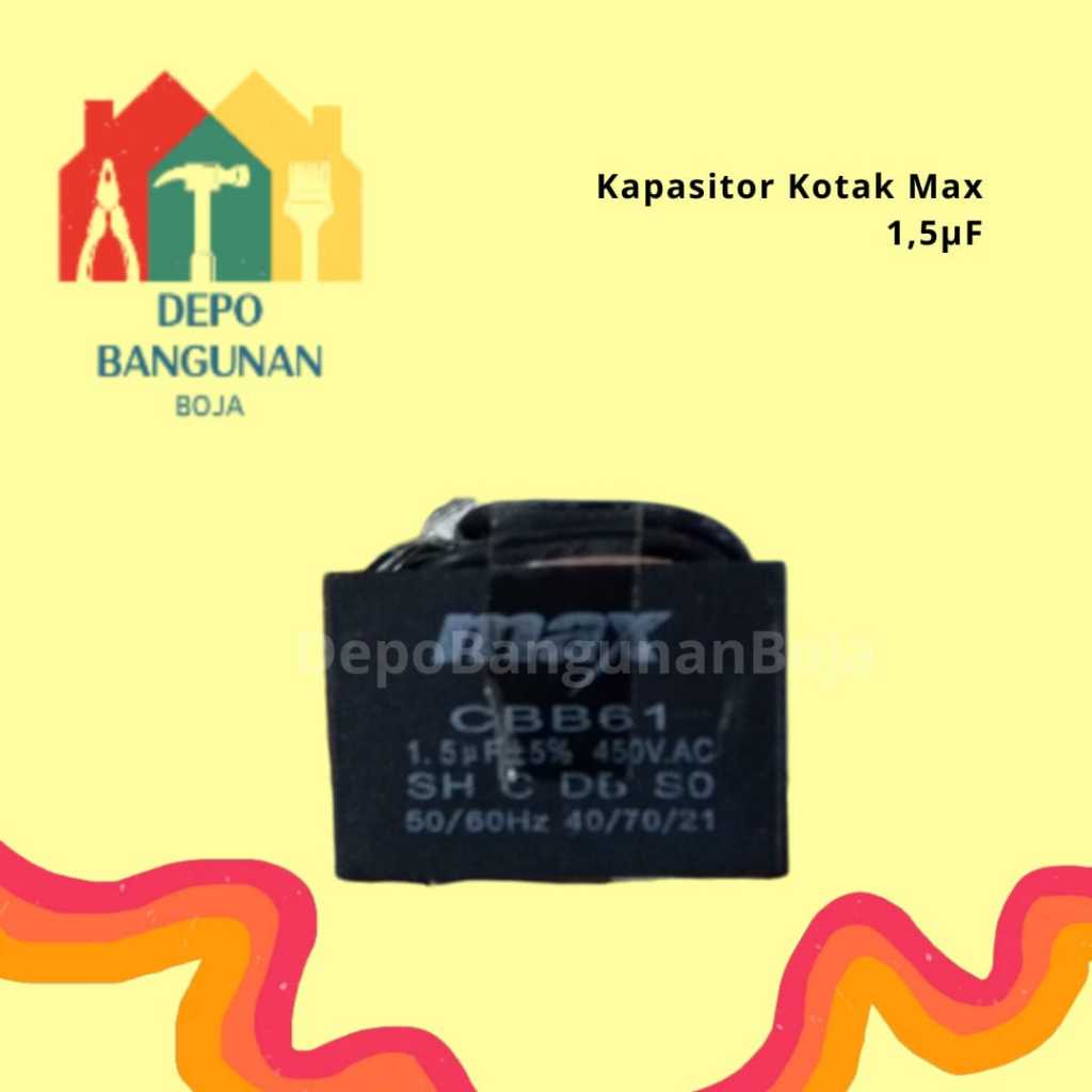 (15.14) (Max1.5µ)Kapasitor Kotak/ Kapasitor Kipas Angin/ Kapasitor