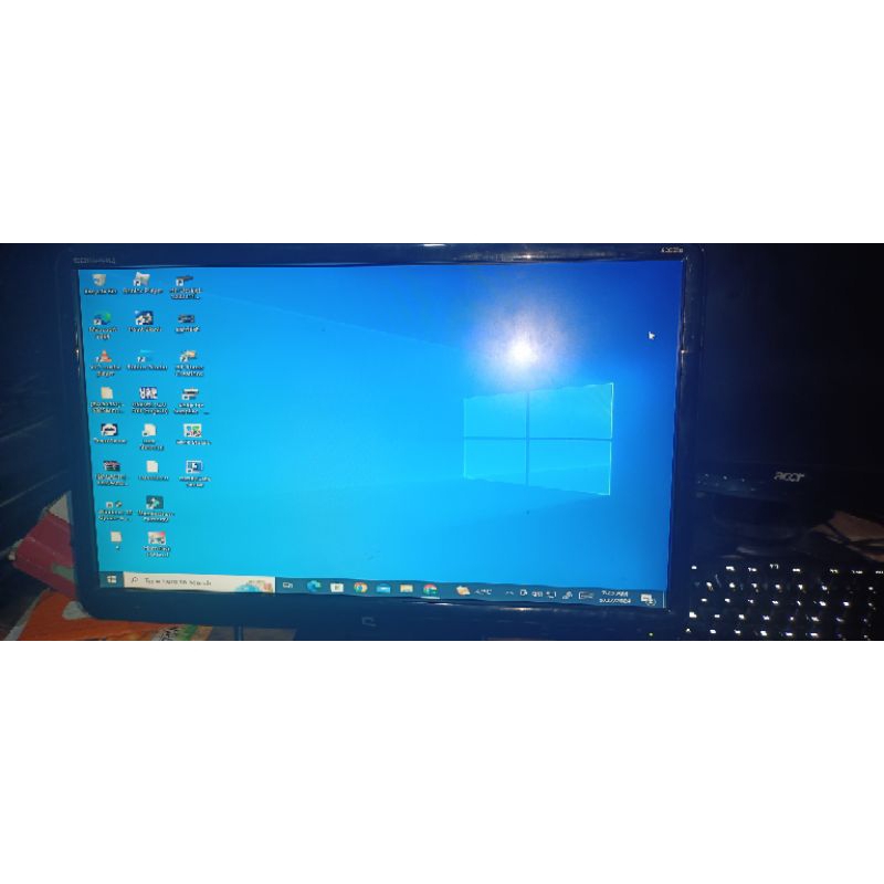 monitor komputer lcd Hp Compact 20 in
