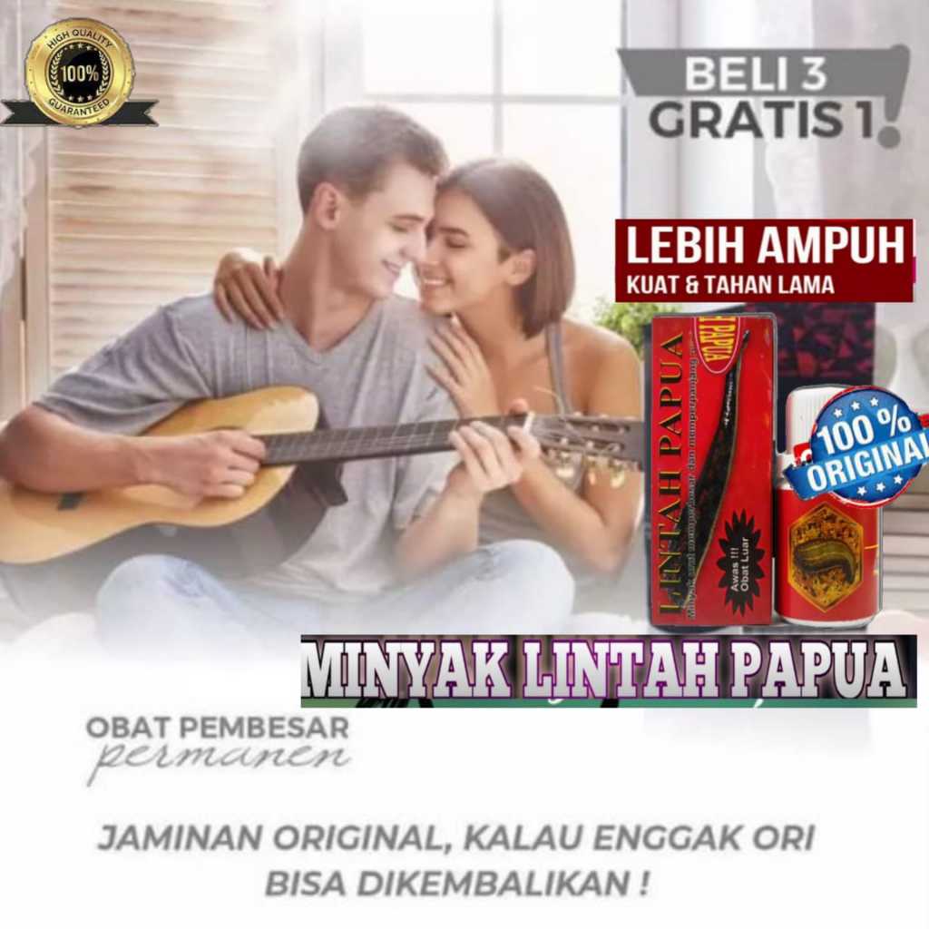 minyak lintah asli papua pembesar pennis permanen original asli 100℅ bpom cepat obat kuat pria tahan