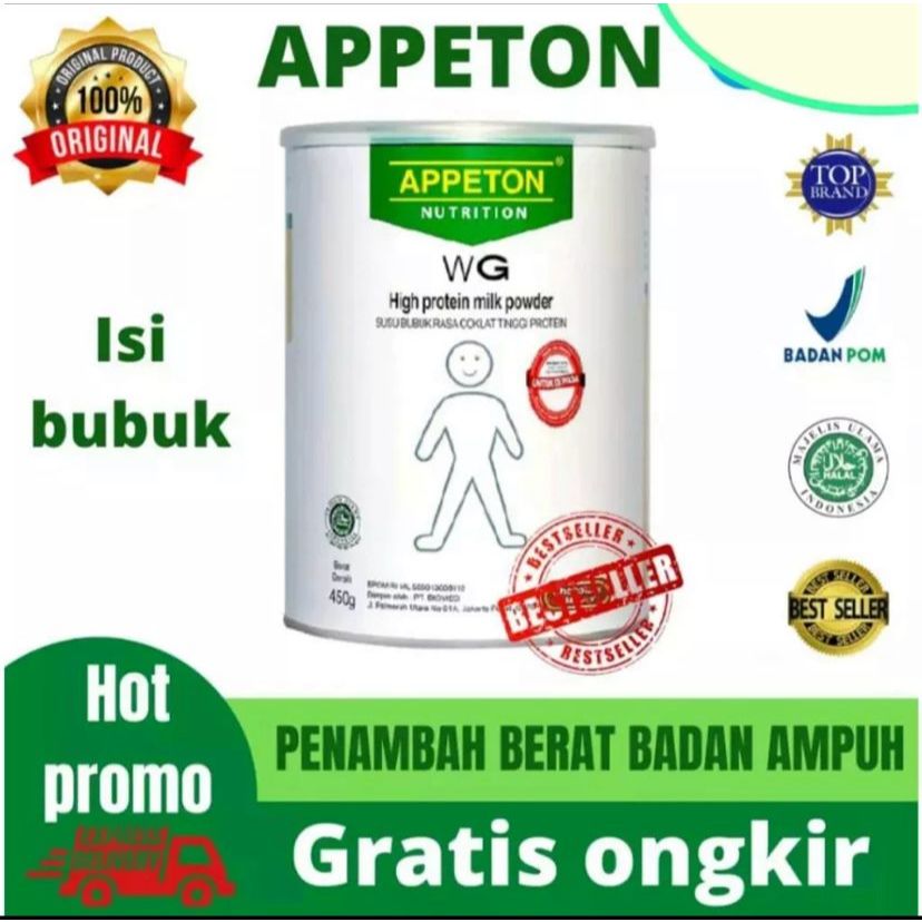 

APPETON WG Susu Penambah Berat Badan Bukan Kaleng 200gr