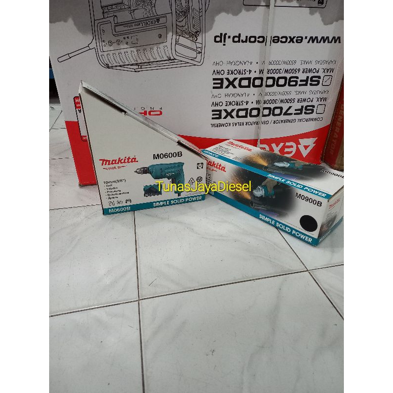Paket 2in1 Gerinda MAKITA - Bor MAKITA