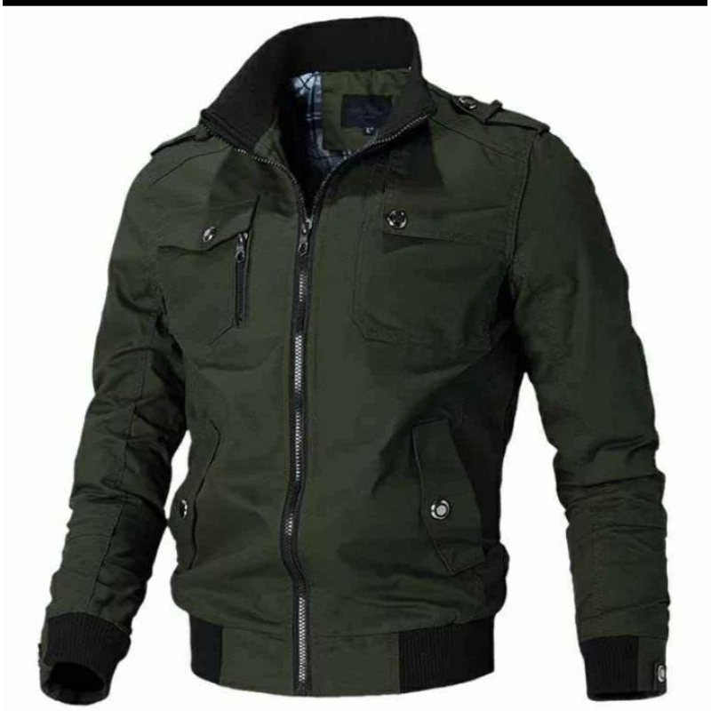 JAKET BOMBER PRIA,JAKET FULL KANCING,JAKET PRIA TRENDY