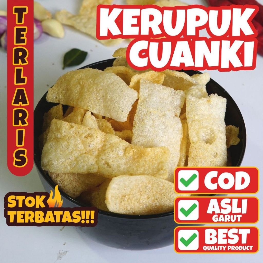 

CUANKI STIK 100 Biji TOPING BASO ACI CUANGKI KERING KHAS GARUT