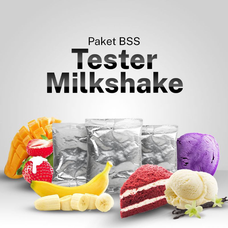 

BSS STORE Paket Tester Milkshake 30.000 cara pembutan mudah free konsultasi chat ke admin