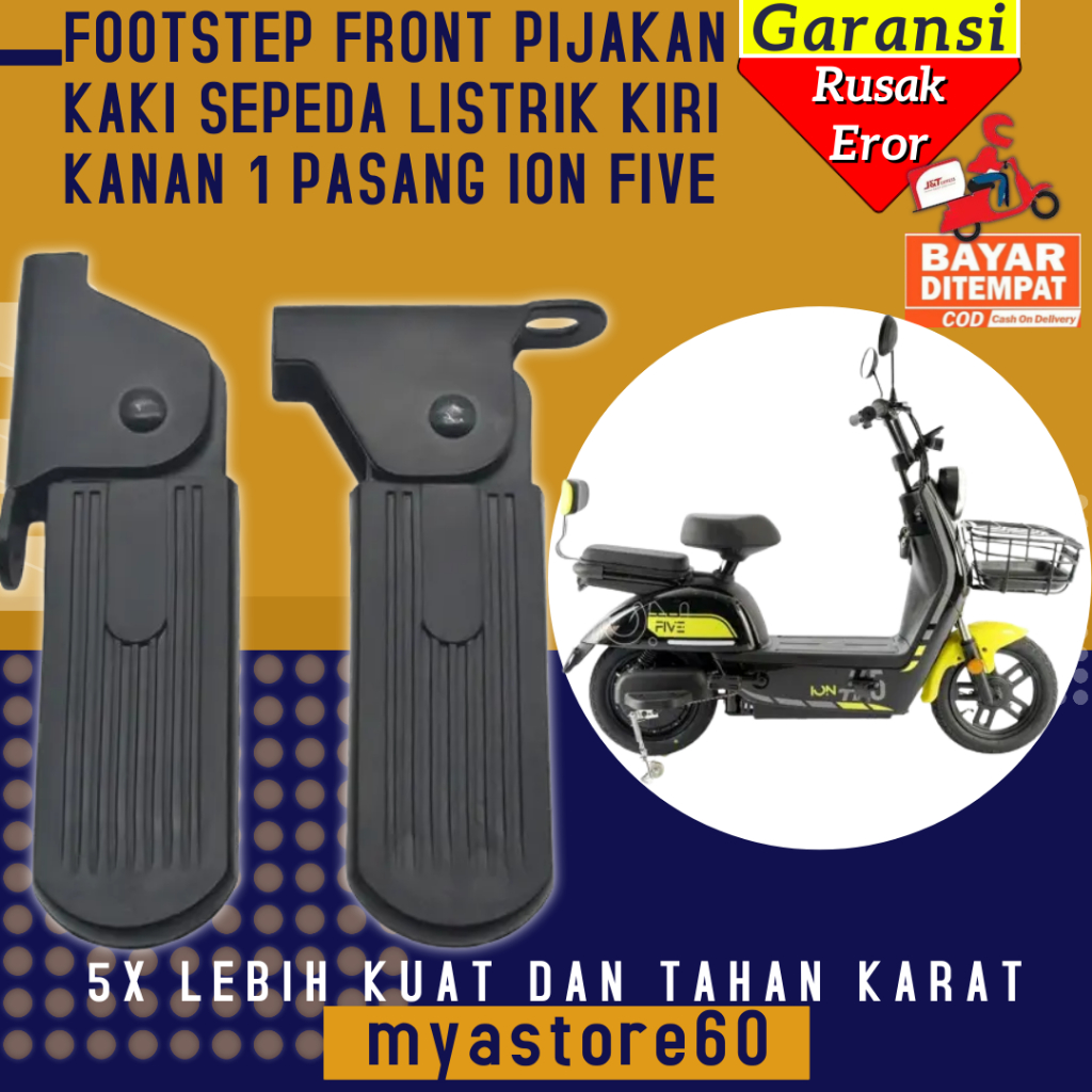 Pijakan Kaki Depan injakan injekan foot step FootStep Front Sepeda Listrik Motor Listrik Scooter Scu