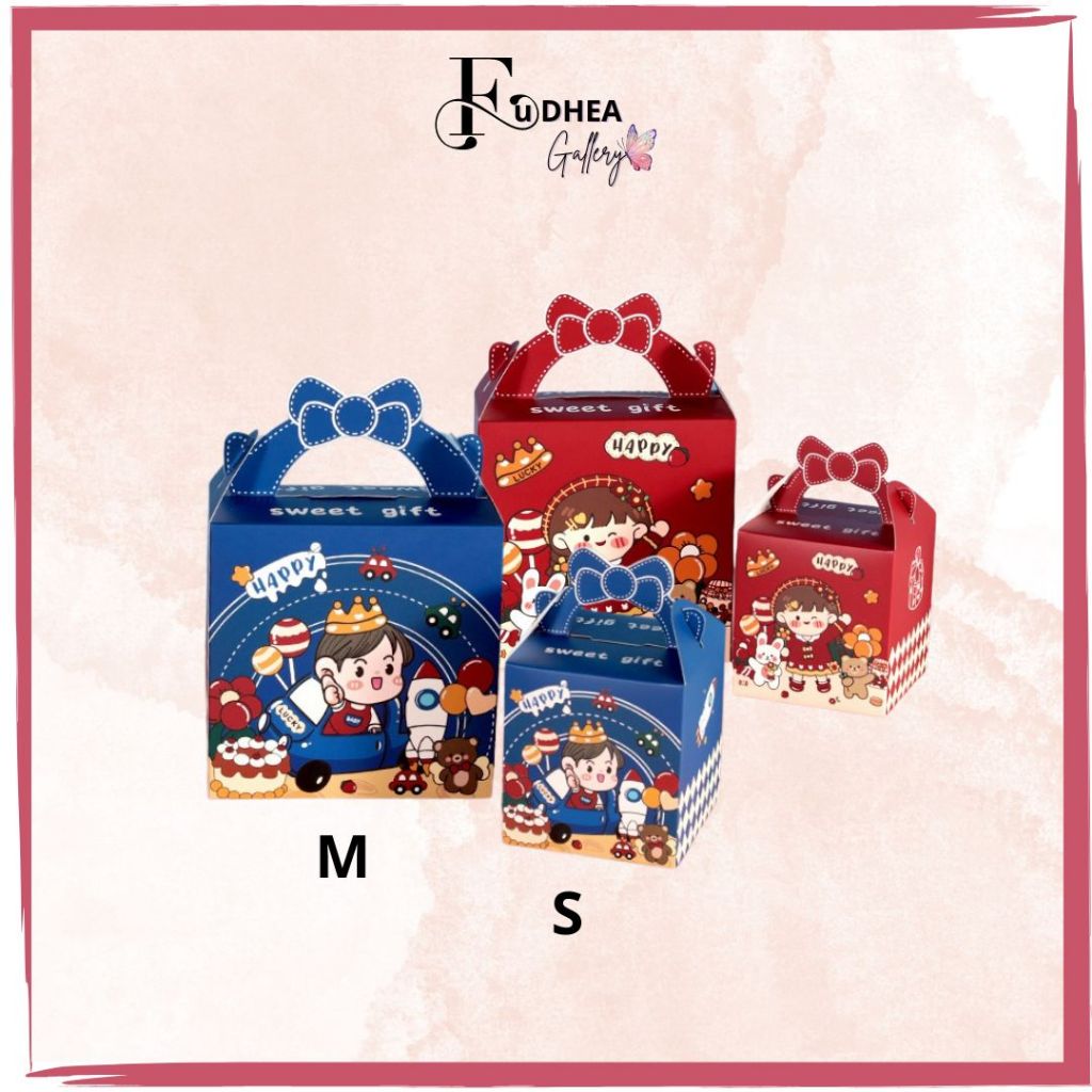 

FDG Goodiebag Ulang Tahun motif Karakter Lucu/Tas Souvenir Ulang untuk Snack Lucu/Paperbag Kartun Lucu PP23