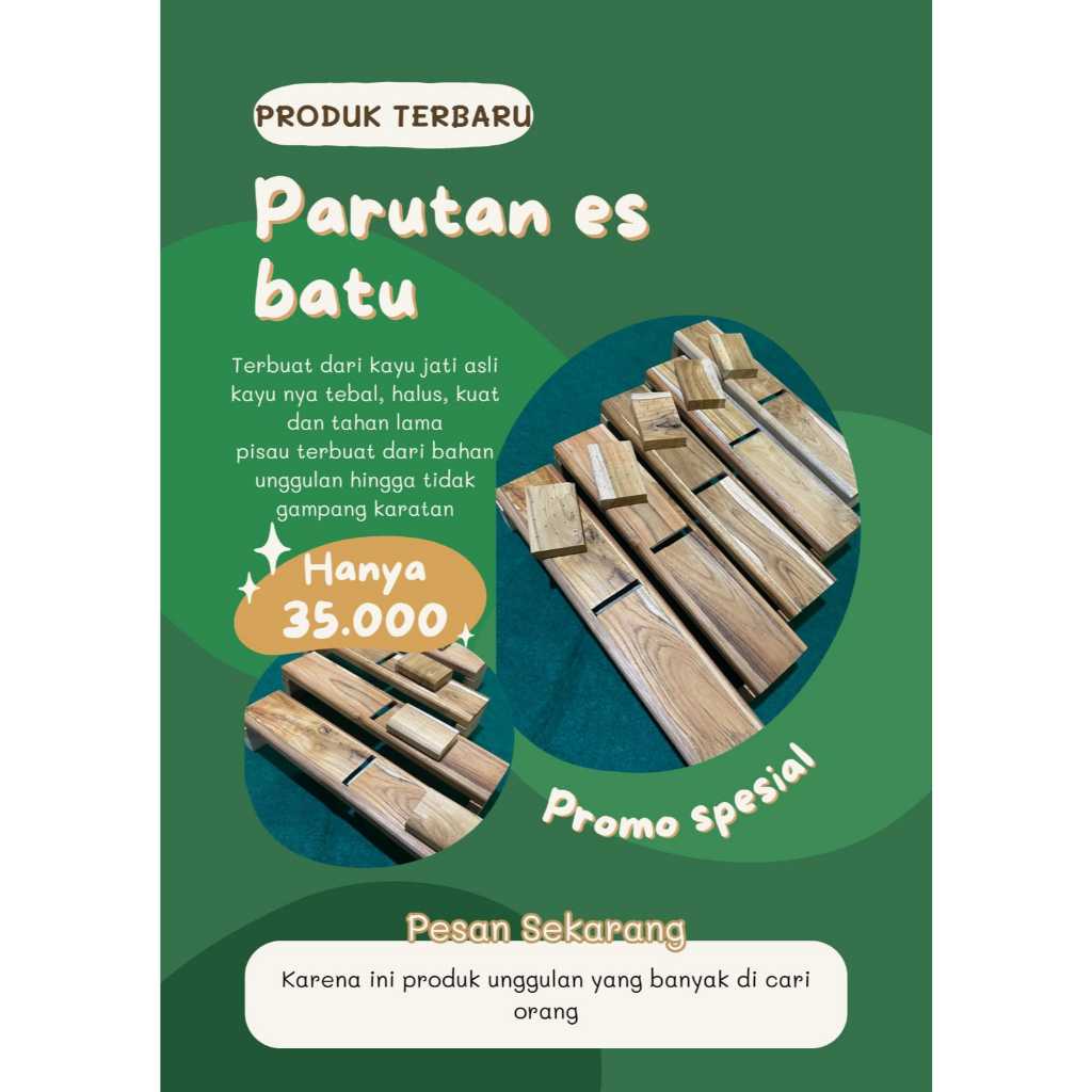 TERBAIK) Pasah es batu kayu jati/Serutan Es Batu Manual/Pasah Es Serut/Alat Gosrokan Es Kepal/Parut 