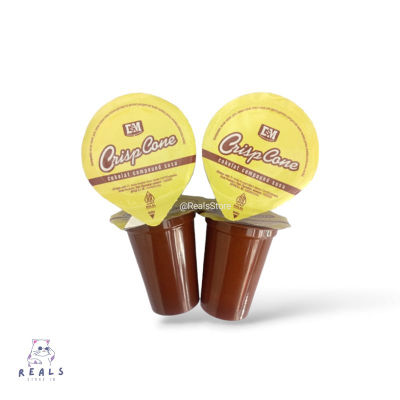

DSM Crisp Cone Cokelat Compound susu