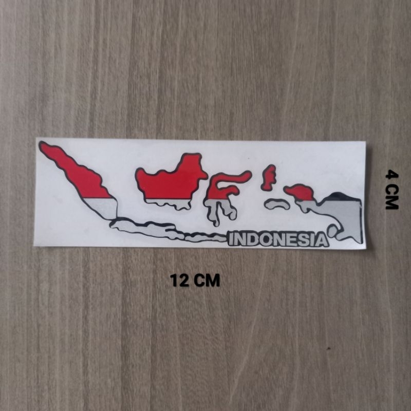 

STIKER CUTTING PETA INDONESIA UKURAN PANJANG 12CM LEBAR 4CM