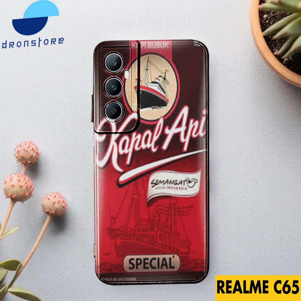 CASE REALME C65 MOTIF KEMASAN KOPI - 40 - SOFTCASE PROTECT CAMERA PELINDUNG BELAKANG - SKENTEENAGE