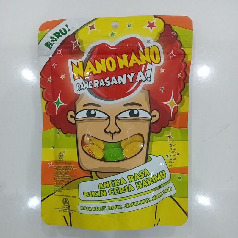 

Nano Nano Permen Aneka Rasa 75 gram / isi 30 Butir