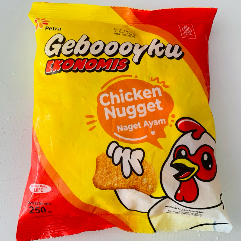 

Nugget Naget ayam gebooyku ekonomis 250g