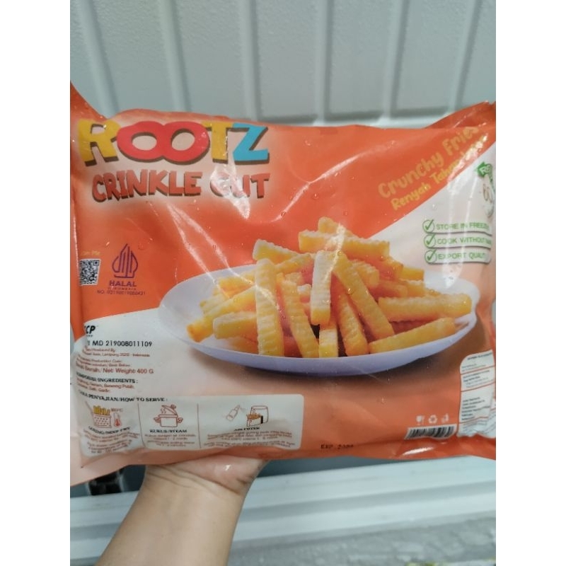 

Rootz Crinkle Cut Singkong uk 400gr