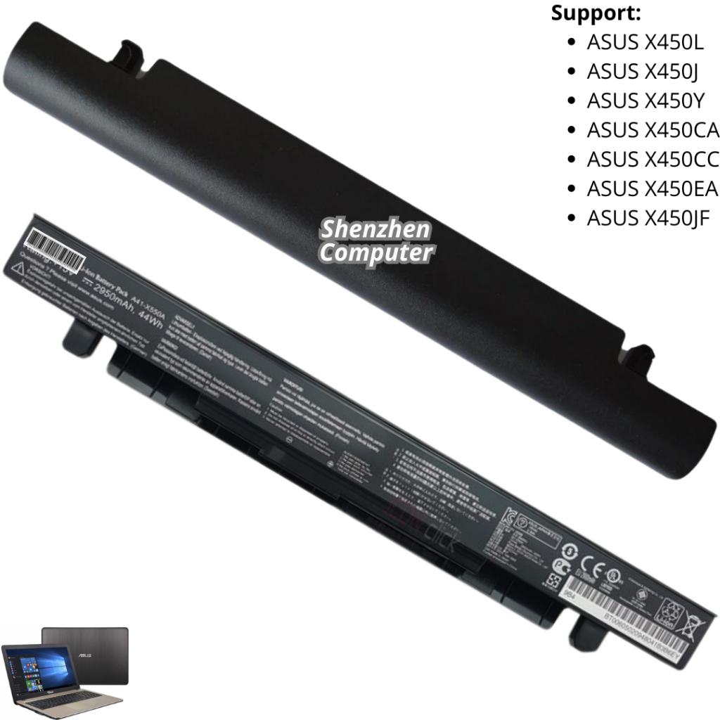Baterai Asus X450L ASUS X450J X450Y X450CA X450CC X450EA X450JF A41-X550 A41-X550A battery new