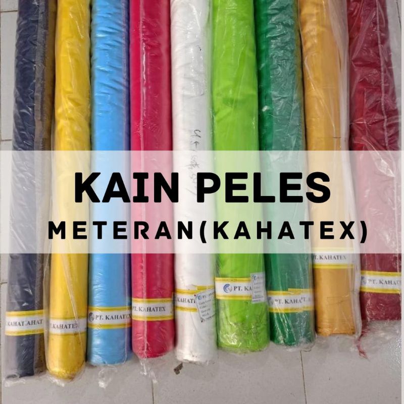 KAIN PELES KAHATEX/KAIN FURING PELES METERAN (HARGA PER 1 METER)