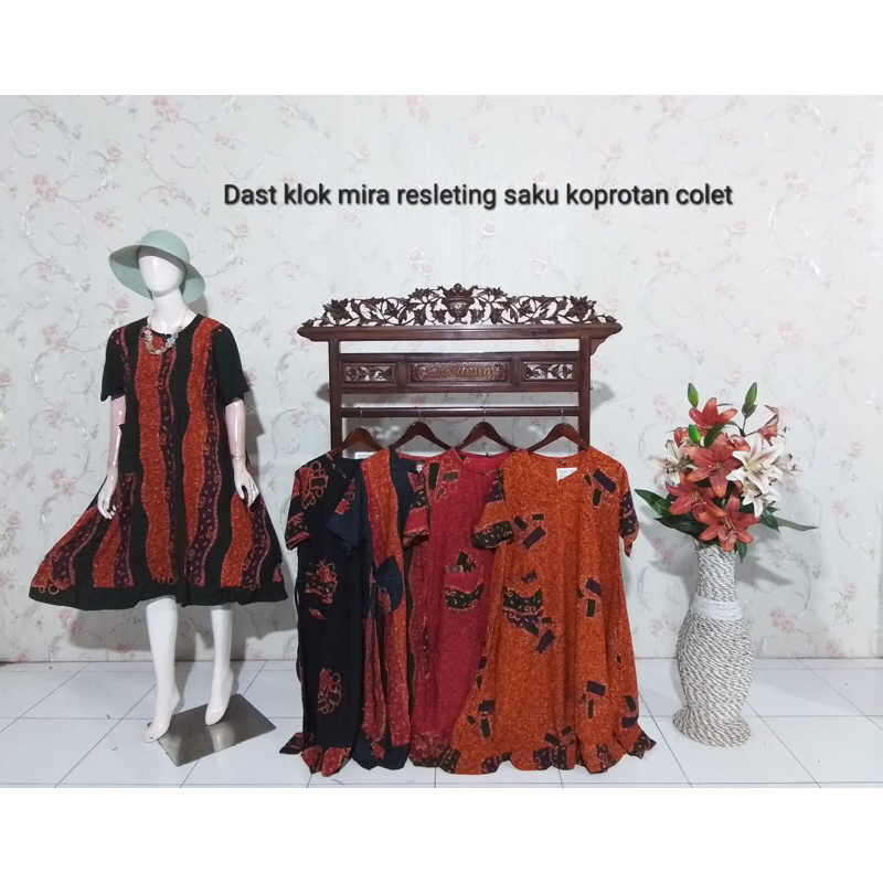 Daster Klok Mira Merk Batik Sammy | Batik Sammy