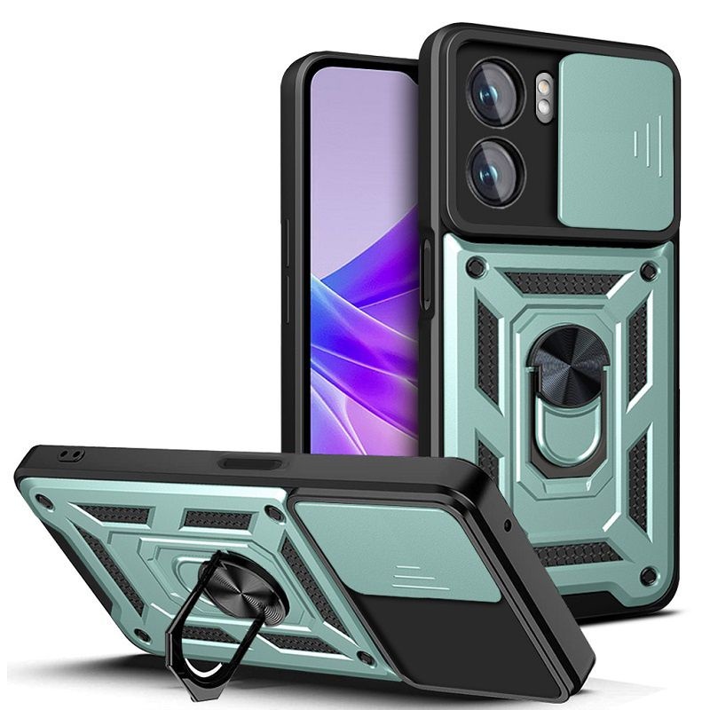 CASE ROBOT BUKA TUTUP CAMERA + RING OPPO RENO 8 5G / RENO 7 5G /RENO 5F /A53 / A33 / A15S / A15 /A74