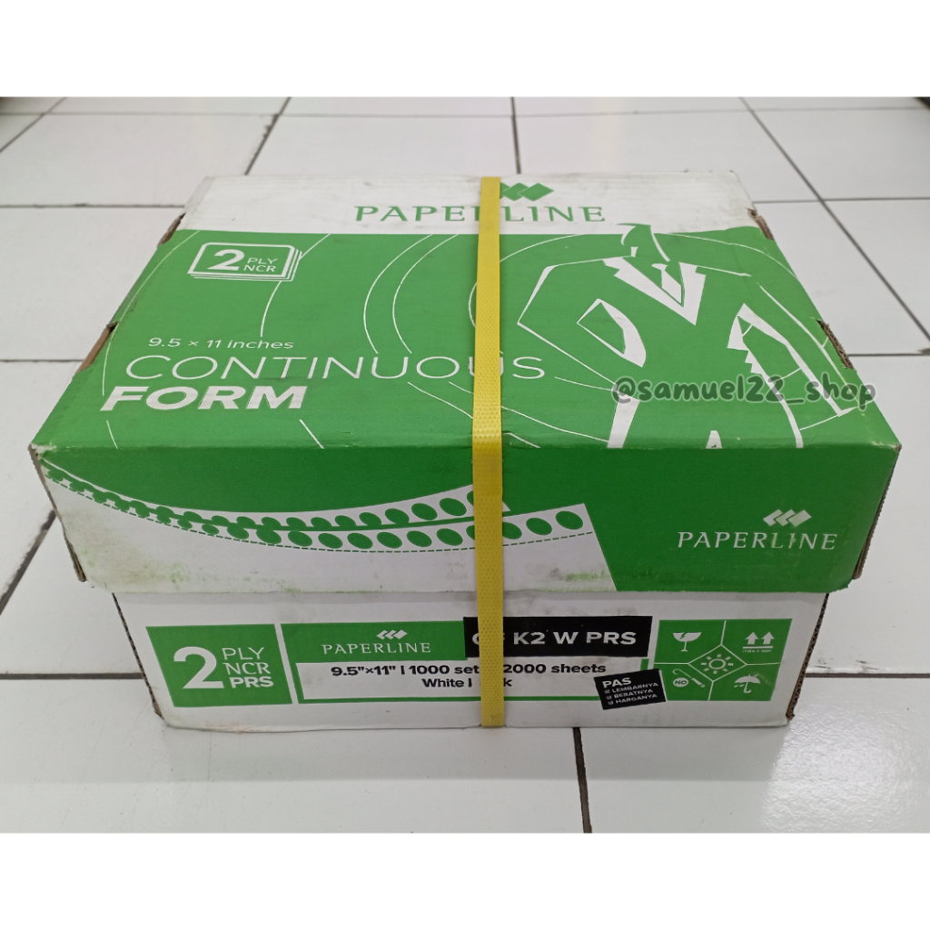 

Continuous Form 2 Ply PAPERLINE K2 PRS Warna Potong CF K2 PRS W Kertas Komputer