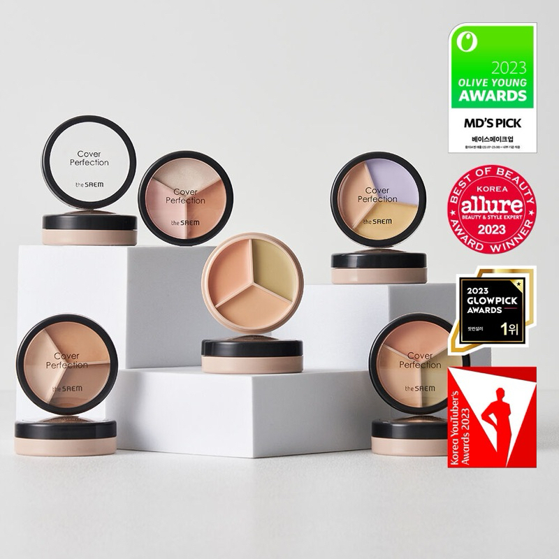 The Saem - Cover Perfection Triplet Pot Concealer