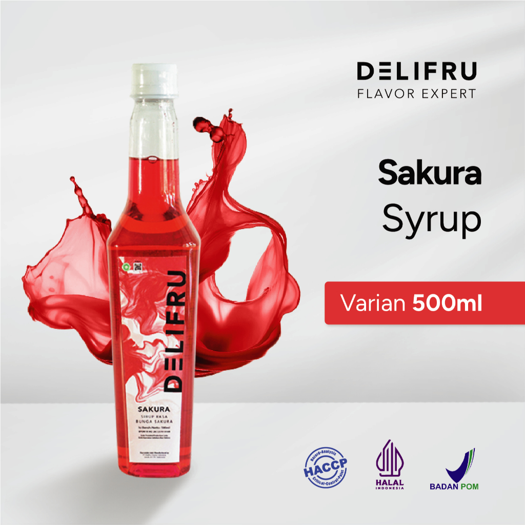 

Delifru Sakura Syrup 500 ml - Sirup Sakura