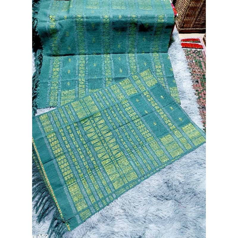 Set Uis Nipes Full Sutra warna dasar sage green