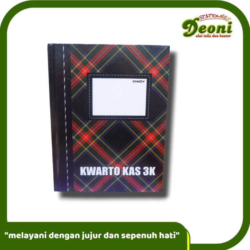 

KIKY Buku Kas Kwarto Hard Cover 3 Kolom 100 Lembar