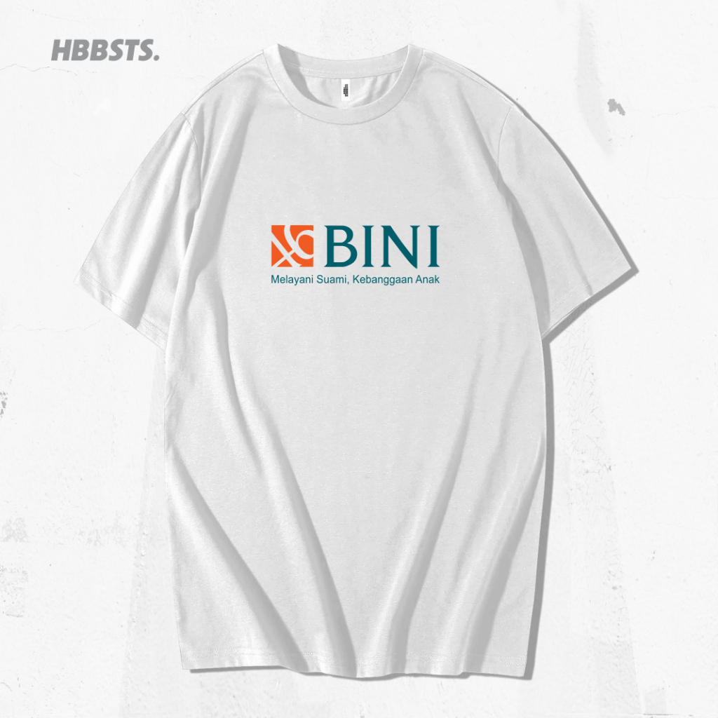 Tshirt Baju Kaos Distro BNI Plesetan BINI/ Kaos Distro Pria Wanita