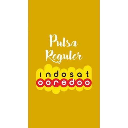 Isi Pulsa reguler Indosat termurah