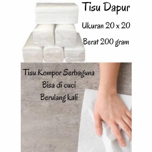 Tisu Kompor Serbaguna - Tissue Ajaib Bisa di Cuci - Tissue Kompor
