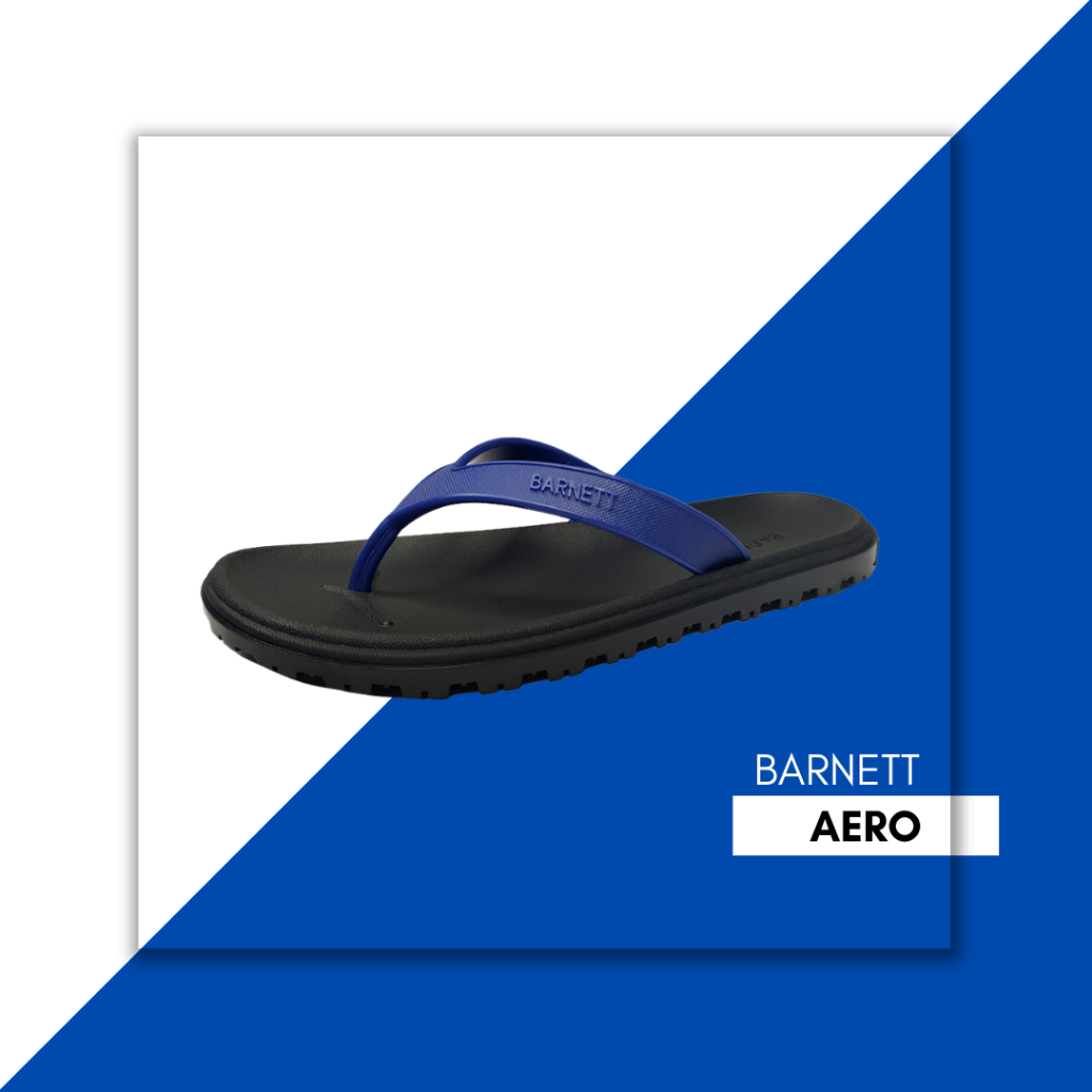 STEP - Sandal Sendal Pria Wanita Jepit Termurah Barnett Aero Navy