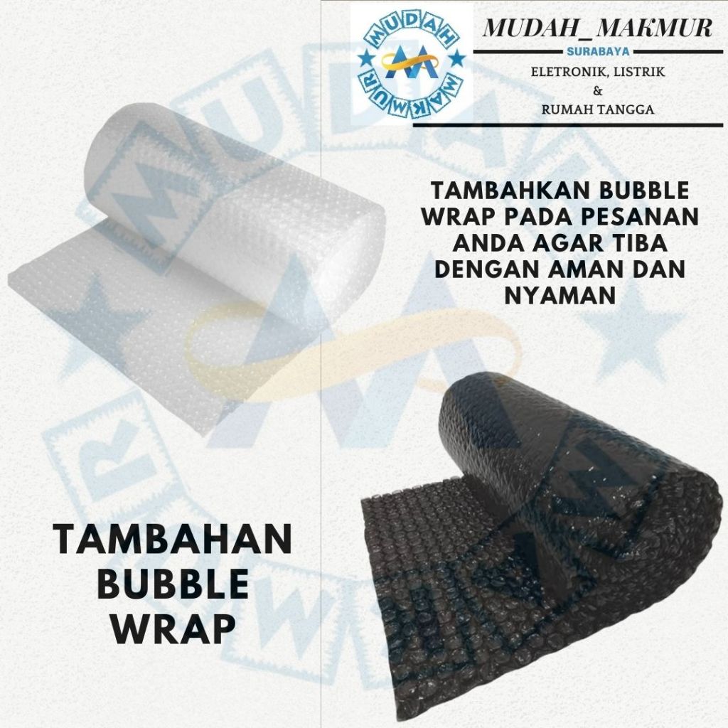 

EXTRA BUBBLE WRAP AGAR PENGIRIMAN LEBIH AMAN