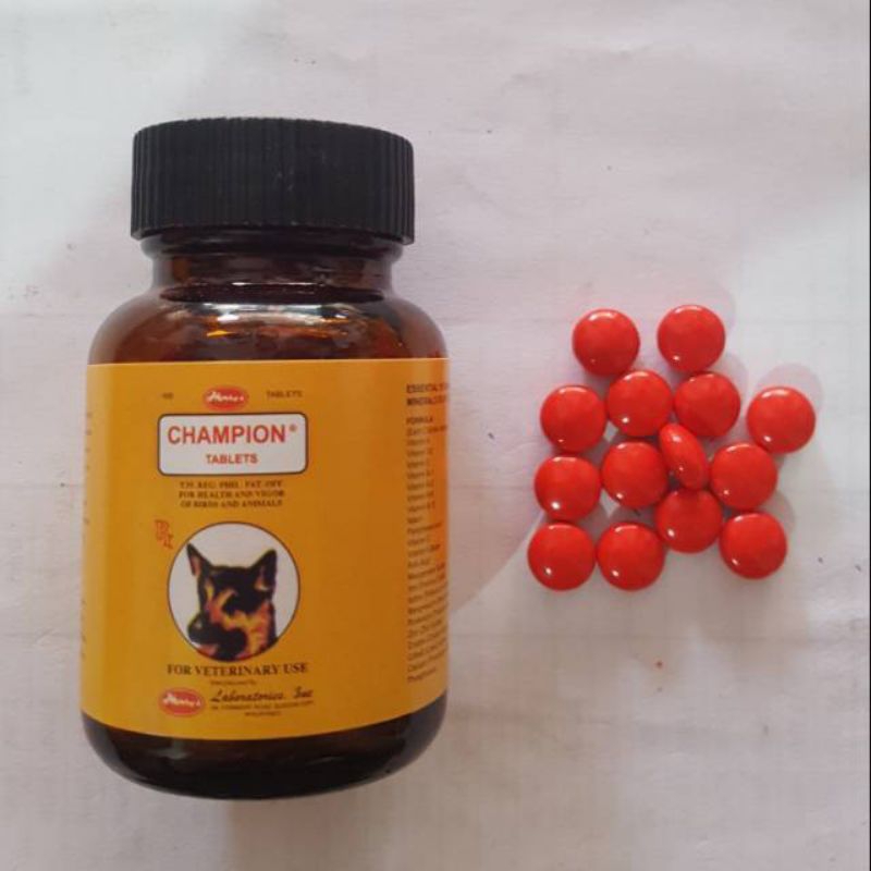 CHAMPION AYAM VITAMIN AYAM PETARUNG/ ANJING CHAMPION AYAM