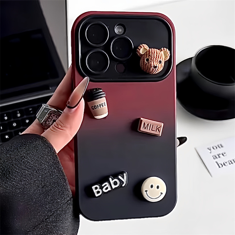 CASE HOUSING IPHONE 11/ 12/ 13/ 14/ 15 CUSTOM 3D MOTIF CANDY TEBAL