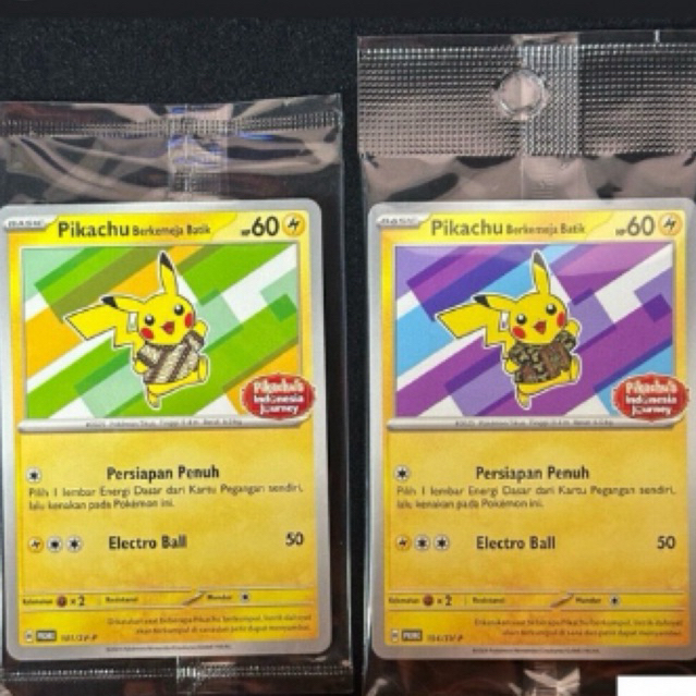 Pikachu Card Collection Ori