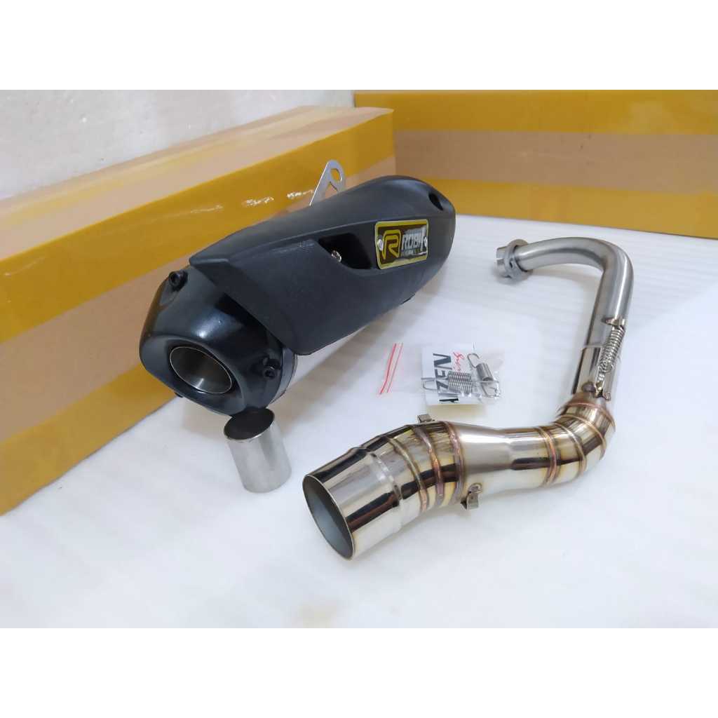 Knalpot Racing ROB1 VARIO BEAT GENIO BEAT DELUXE SCOOPY PCX ADV NMX AEROX LEXY MIO