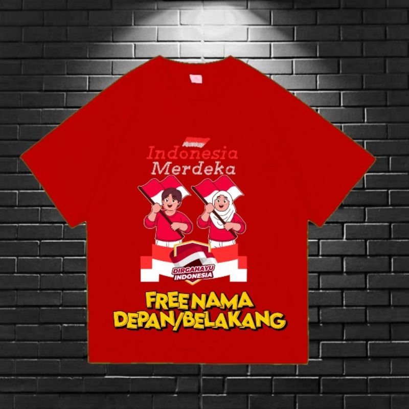 Kaos Baju Anak Indonesia Merdeka Kaos Anak 17 Agustus