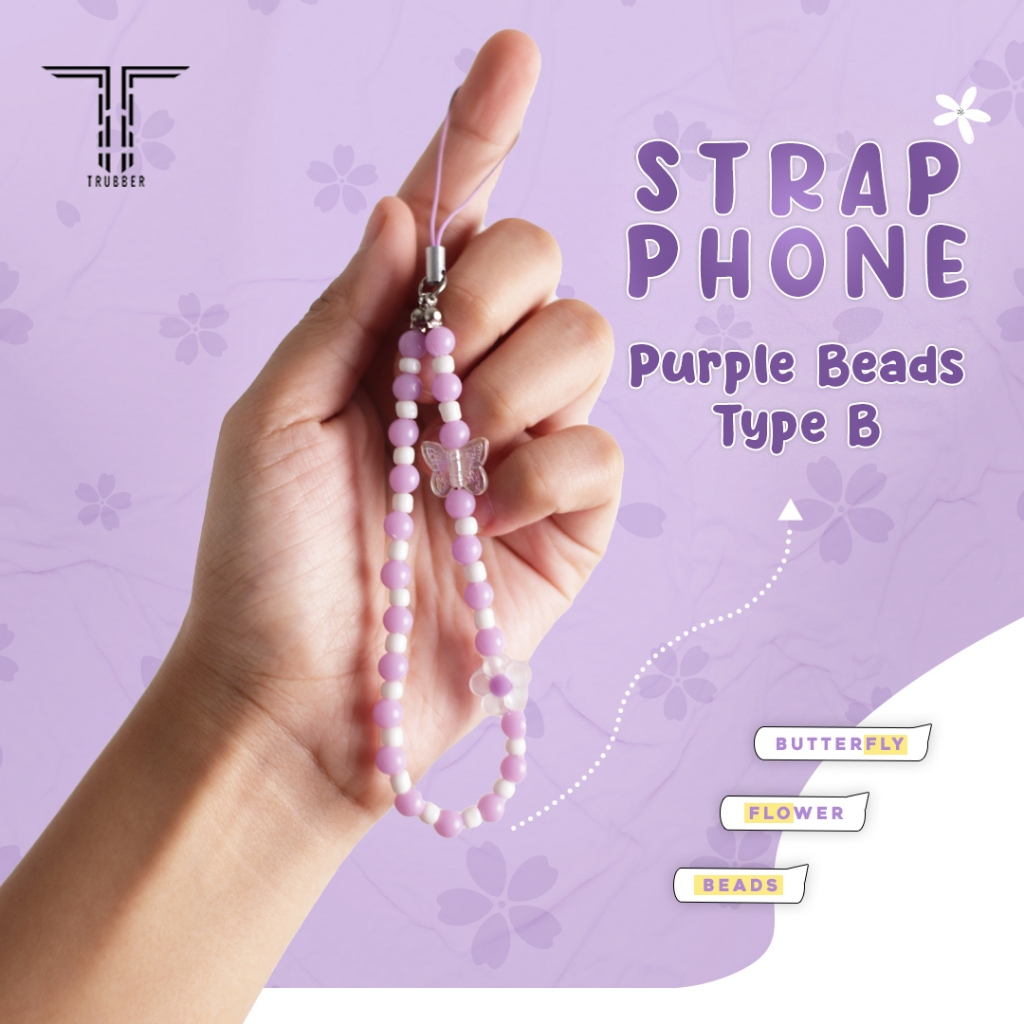

ID PHONE STRAP PURPLE BEADS GANTUNGAN HP MANIK MANIK TALI HP AESTHETIC GANTUNGAN KUNCI MANIK MURAH