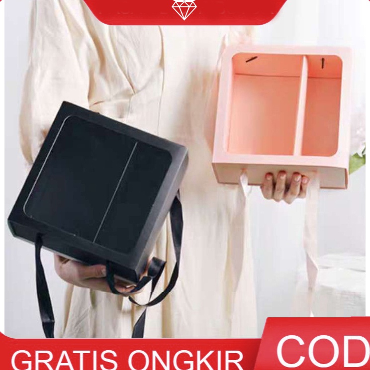 

Harga Diskon Flower Box Square Kotak Kado Lipat Kotak Kerajinan Bunga GB2