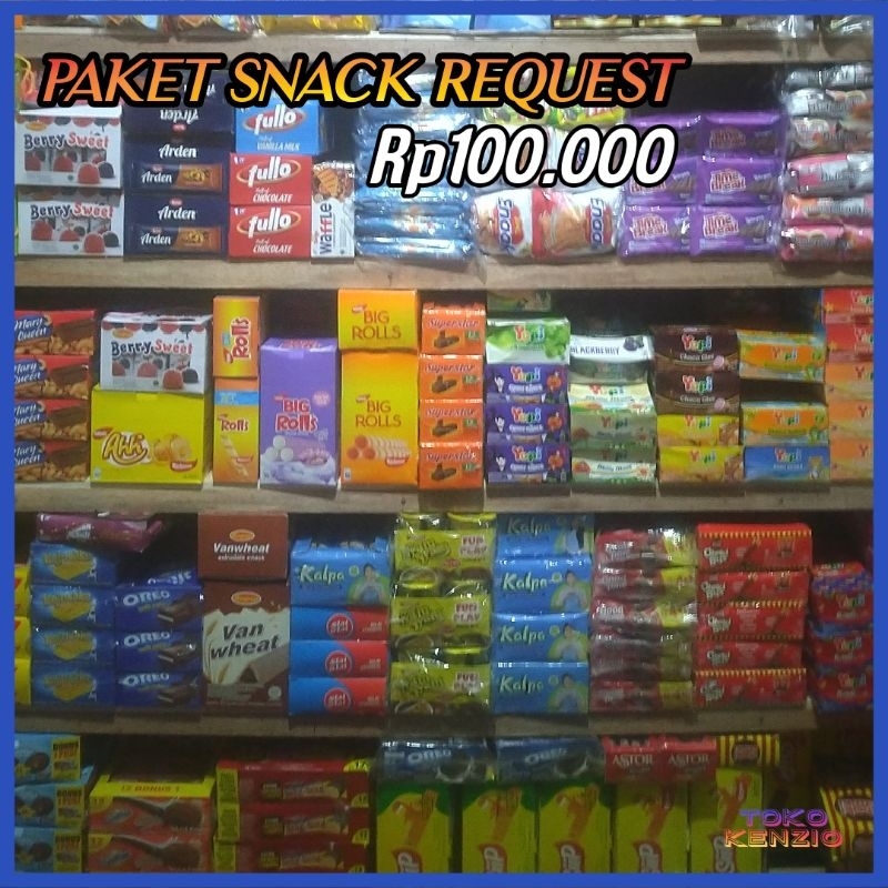 

PAKET SNACK BEBAS PILIH Rp100.000