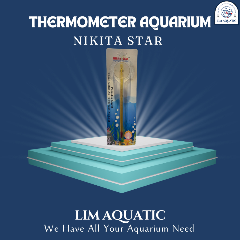 Thermometer Aquarium/Aquascape/Pengatur suhu air