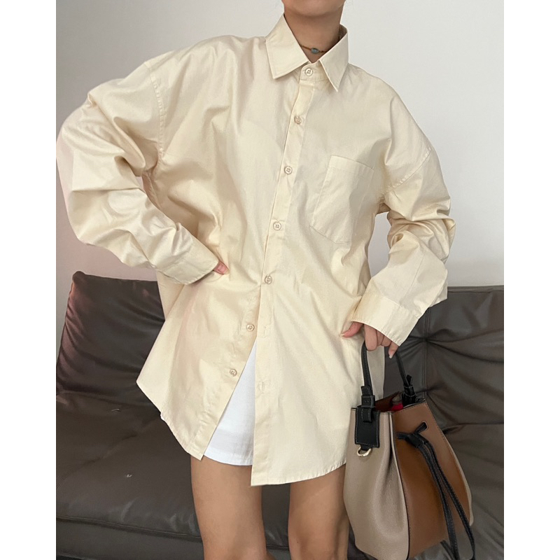 Marni Oversized Shirt - Kemeja Lengan Panjang Wanita